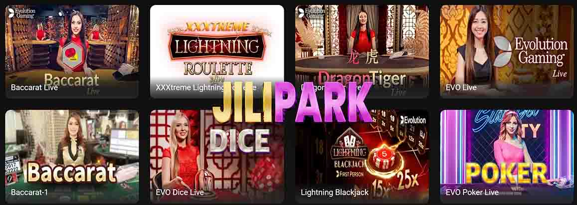 Jilipark live casino